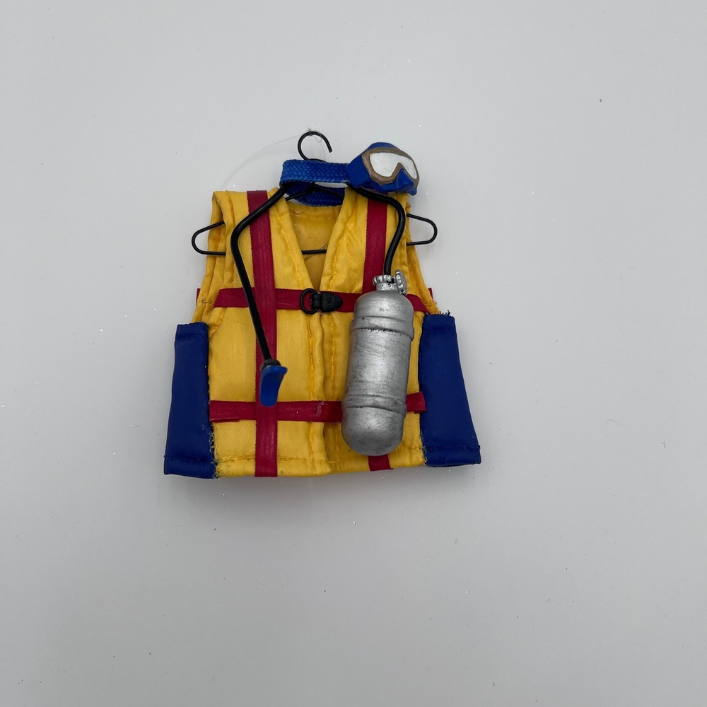 Vintage Scuba Diving Vest BCD Christmas Ornament Gorpcore Kitsch